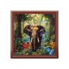 Art Nouveau Baby Elephants Fine Art Print Jewelry Keepsake Trinkets Box