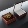 Old World Ship's Compass Jewelry Keepsake Trinkets Box