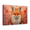 Japandi Red Fox Fine Art Print Canvas Gallery Wraps
