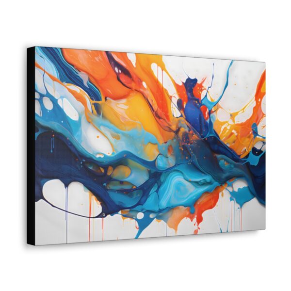Acrylic Splash Abstract Painting Fine Art Print Canvas Gallery Wraps