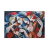 The "Symphony" Abstract Cubism Fine Art Print Canvas Gallery Wraps