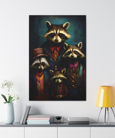 75775 14 400x480 - Vintage Victorian Raccoon Family Portrait Canvas Gallery Wraps