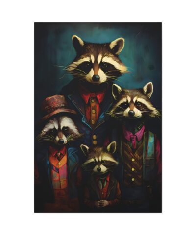 75775 15 400x480 - Vintage Victorian Raccoon Family Portrait Canvas Gallery Wraps