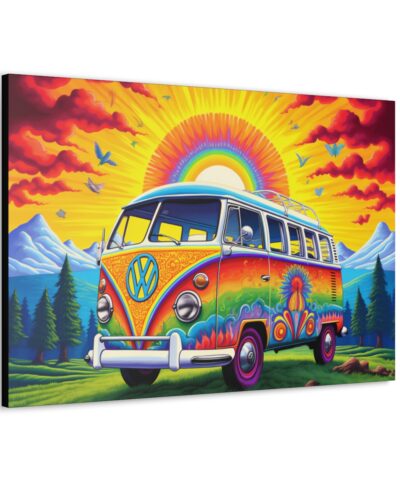 75777 400x480 - 60's 70's VW Van with Psychedelic BOHO Hippy Graphics Fine Art Print Canvas Gallery Wraps
