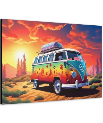 75777 7 400x480 - BOHO  60's 70's VW Van with Psychedelic Hippy Graphics Fine Art Print Canvas Gallery Wraps