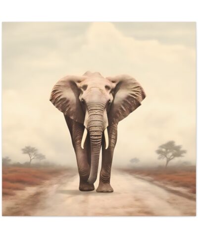 75778 106 400x480 - Minimalism Bull Elephant Art Print on Canvas Gallery Wrap