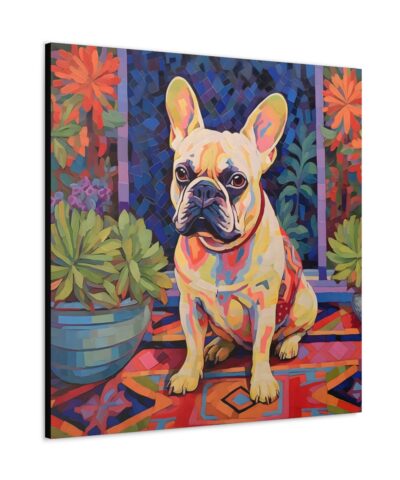 75778 77 400x480 - French Bulldog on Patio Scene Fine Art Print Canvas Gallery Wraps