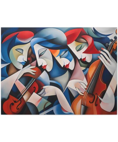 75779 218 400x480 - The "Symphony" Abstract Cubism Fine Art Print Canvas Gallery Wraps
