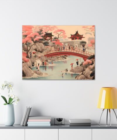 75779 273 400x480 - Japandi Bridge During Cherry Blossom Season Fine Art Print Canvas Gallery Wraps