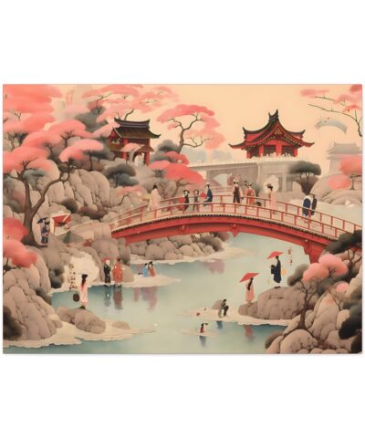 75779 274 400x480 - Japandi Bridge During Cherry Blossom Season Fine Art Print Canvas Gallery Wraps