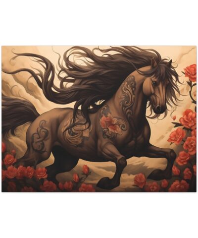 75779 302 400x480 - Japandi Black Stallion Fine Art Print Canvas Gallery Wraps