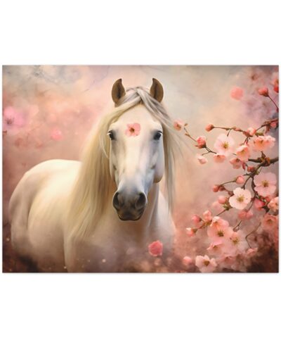 75779 309 400x480 - Japandi White Stallion Fine Art Print Canvas Gallery Wraps