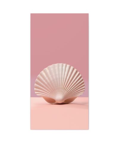 Scallop Seashell Minimalist Style Painting Fine Art Print Canvas Gallery Wraps