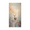 Naturism Deer in Aspen Forest -Pastel Painting - Fine Art Print Canvas Gallery Wraps