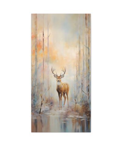 93943 41 400x480 - Naturism Deer in Aspen Forest -Pastel Painting - Fine Art Print Canvas Gallery Wraps