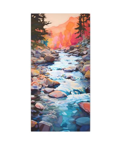 93943 53 400x480 - Naturism Pastel Painting of a Babbling Brook - Fine Art Print Canvas Gallery Wraps