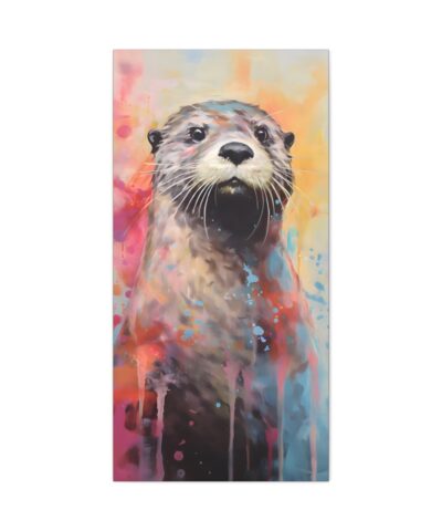93943 65 400x480 - Naturism Pastel Painting of an Otter Portrait - Fine Art Print Canvas Gallery Wraps