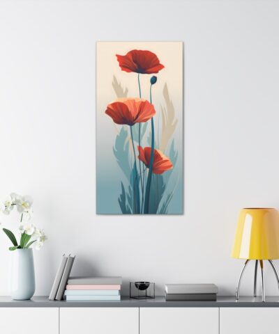 93943 68 400x480 - Naturism Poppies - Minimalism Style Painting Fine Art Print Canvas Gallery Wraps