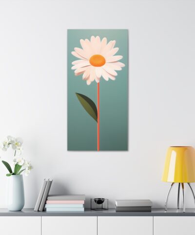 Naturism Daisy in Minimalism Style Painting Fine Art Print Canvas Gallery Wraps