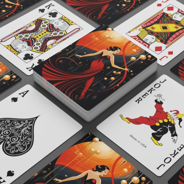 Mid-Century Modern 50’s Poker Game Cards