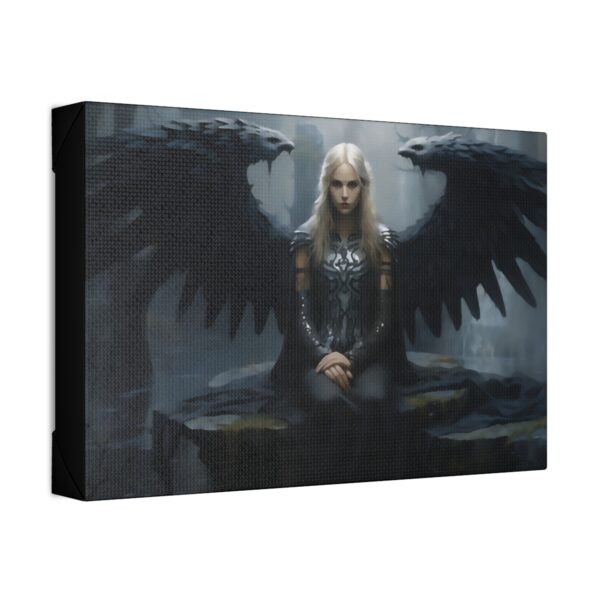 Wartime Freya the Norse Goddess Art Painting on Canvas Wrap