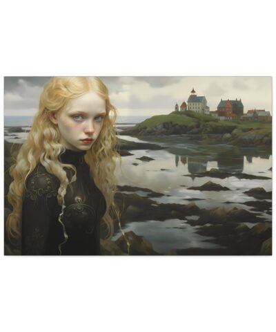 93925 21 400x480 - Pre-War Freya the Norse Goddess Art Painting on Canvas Wrap