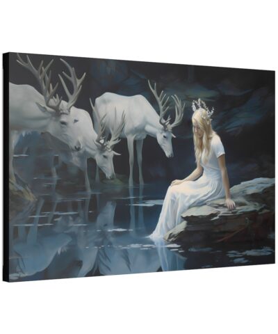 Freya the Norse Goddess of Love, Beauty, and Nature Art Painting on Canvas Wrap