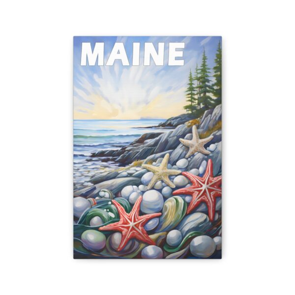Starfish on the Maine Coast | Fine Art on Canvas Wrap