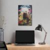 Impressionism Midnight Otter Painting - Fine Art Print Canvas Gallery Wraps