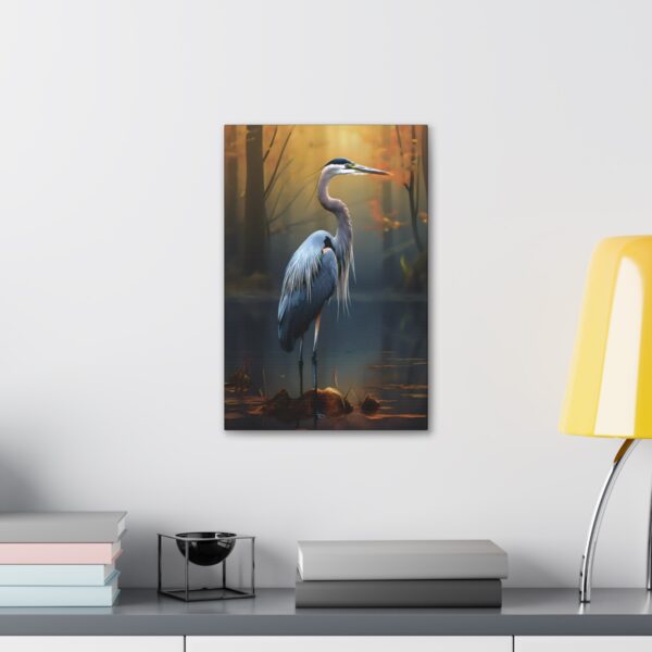 Great Blue Heron Evening Fine Art Print Canvas Gallery Wraps