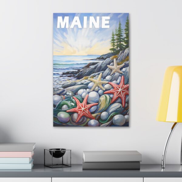 Starfish on the Maine Coast | Fine Art on Canvas Wrap