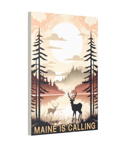 93942 116 400x480 - Vintage "Maine is Calling" Poster Print | Fine Art on Canvas Wrap