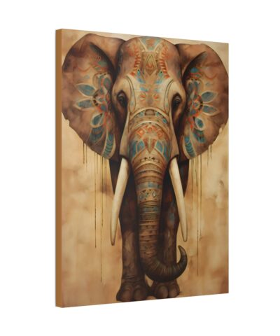 93945 44 400x480 - Native Tribal Bull Elephant Art Painting on Canvas Wrap
