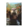 The Otter Wave Painting - Fine Art Print Canvas Gallery Wraps