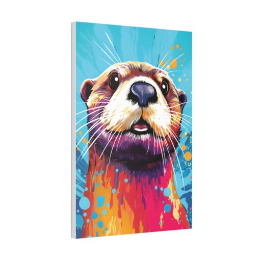 Pop Art Otter Painting – Fine Art Print Canvas Gallery Wraps