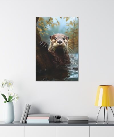 93946 20 400x480 - Otter in the Morning Painting - Fine Art Print Canvas Gallery Wraps