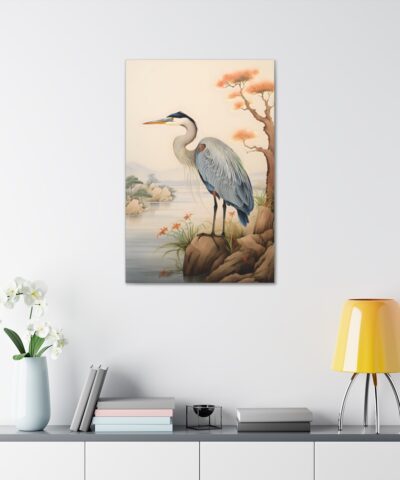 93946 56 400x480 - Japandi Style Great Blue Heron Fine Art Print Canvas Gallery Wraps