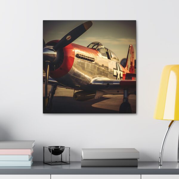 North American P-51 Mustang Painting – Fine Art Print Canvas Gallery Wraps