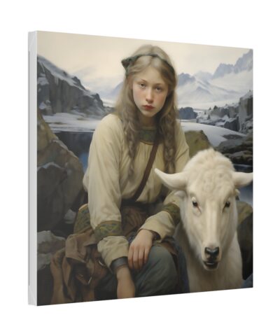 93951 28 400x480 - Freya the Norse Goddess in Human Form Art Painting on Canvas Wrap