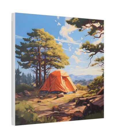 93951 32 400x480 - Vintage Camping in Maine Art Poster Print on Canvas Wrap