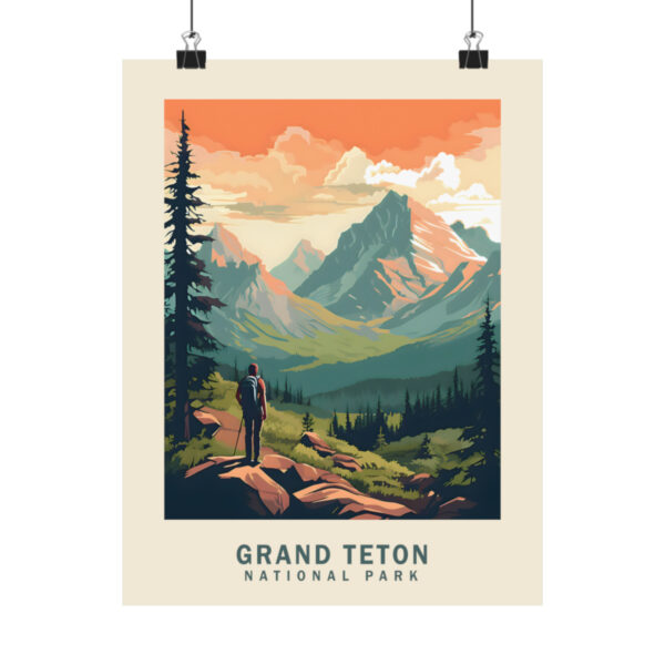 Grand Teton Travel Poster