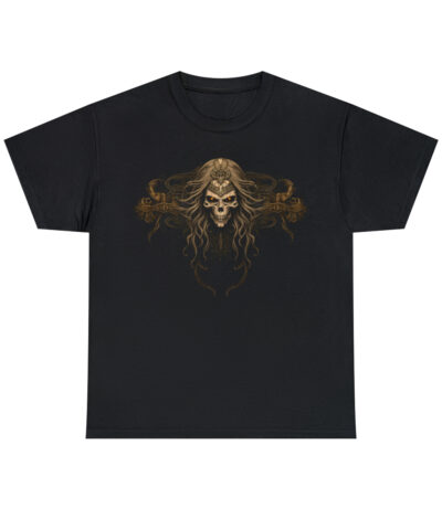 12124 4 400x480 - Medieval Viking Skull T-Shirt