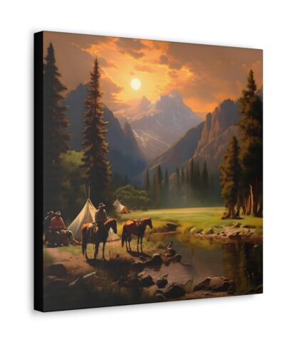 38113 12 400x480 - Cowboy Camp Canvas Wall Art
