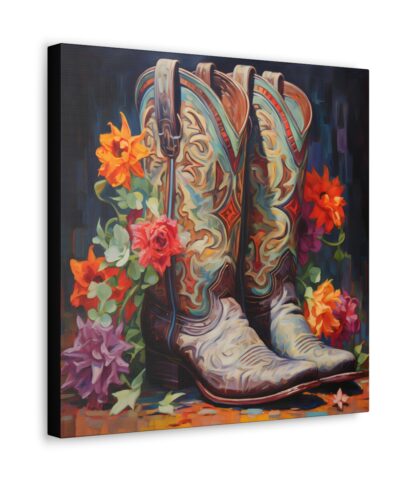 Cowgirl Boots Canvas Wall Art