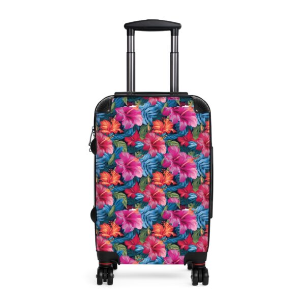 Hibiscus Floral Suitcase