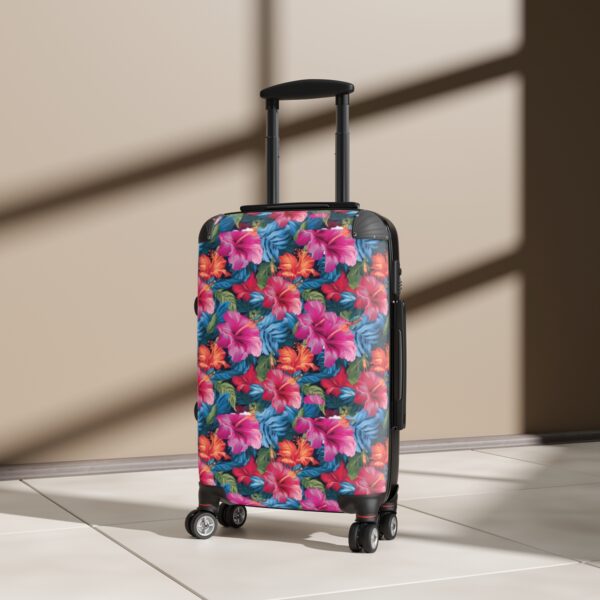 Hibiscus Floral Suitcase