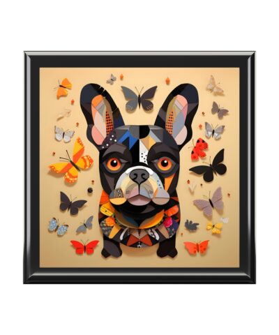 72880 108 400x480 - Mid-Century Modern French Bulldog Butterfies Art Print Gift and Jewelry Box