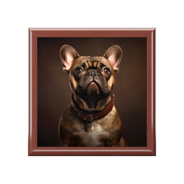 Classic French Bulldog Portrait Art Print Gift and Jewelry Box