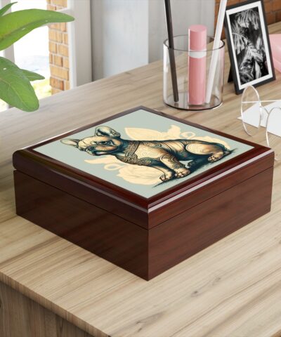72882 106 400x480 - Art Nouveau French Bulldog Portrait Art Print Gift and Jewelry Box
