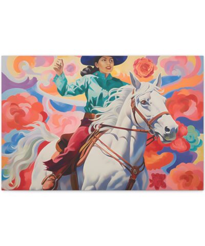 Vintage Cowgirl Canvas Wrap